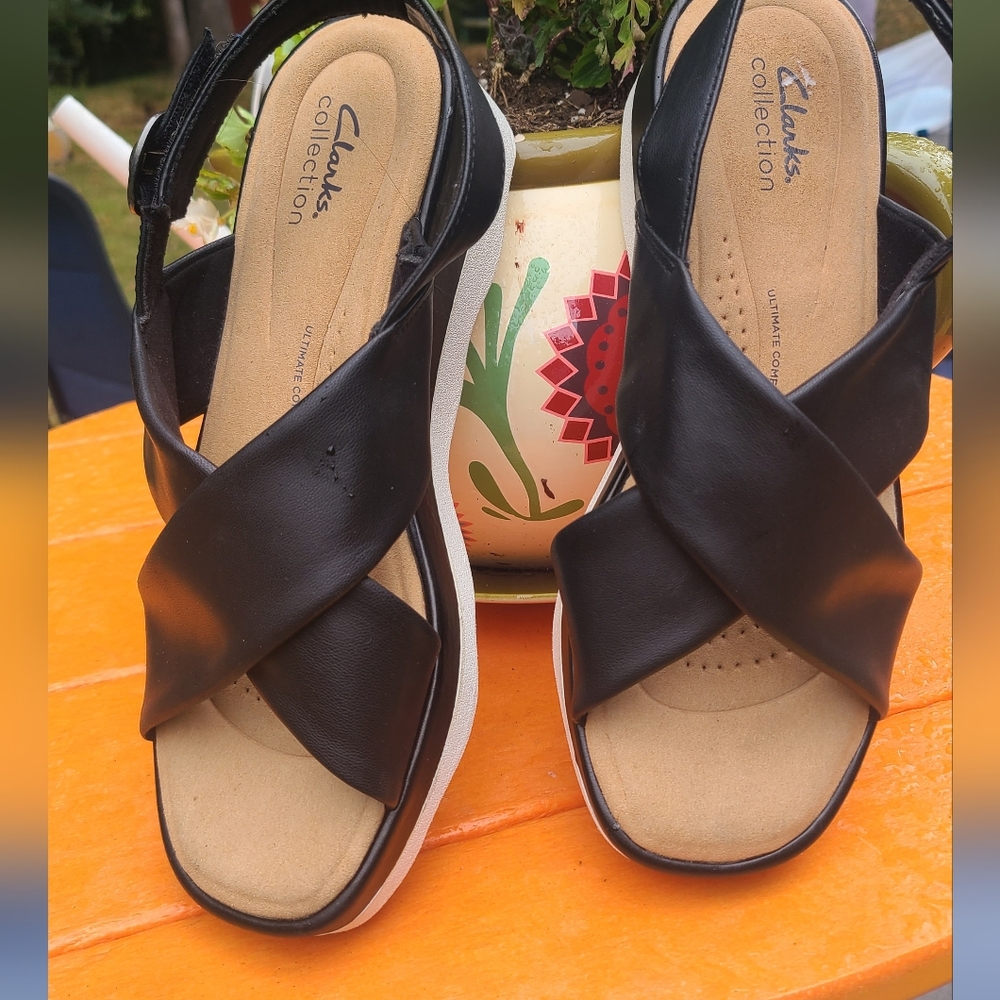 Clarks Black Women's Sandals